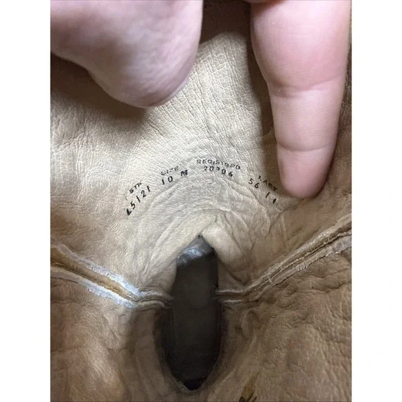 Circle G Brown Leather Embroidered Western Cowboy Boots Women's Size 10M - Picture 8 of 9